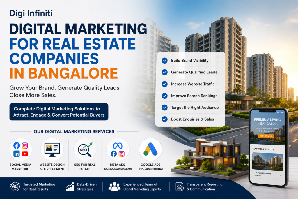 Digital Marketing for Real Estate Companies in Bangalore