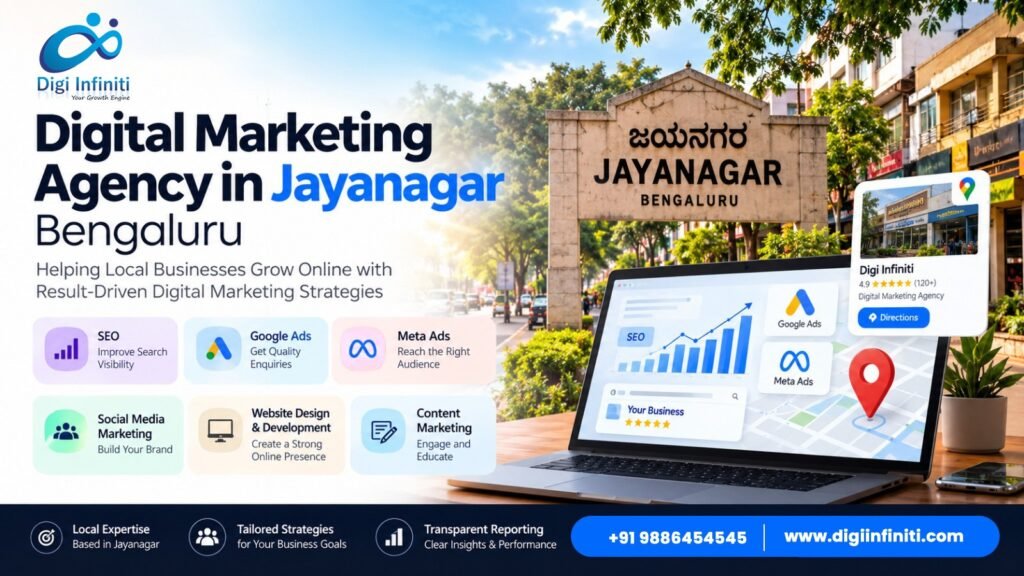 Digital Marketing Agency in Jayanagar, Bengaluru – Digi Infiniti